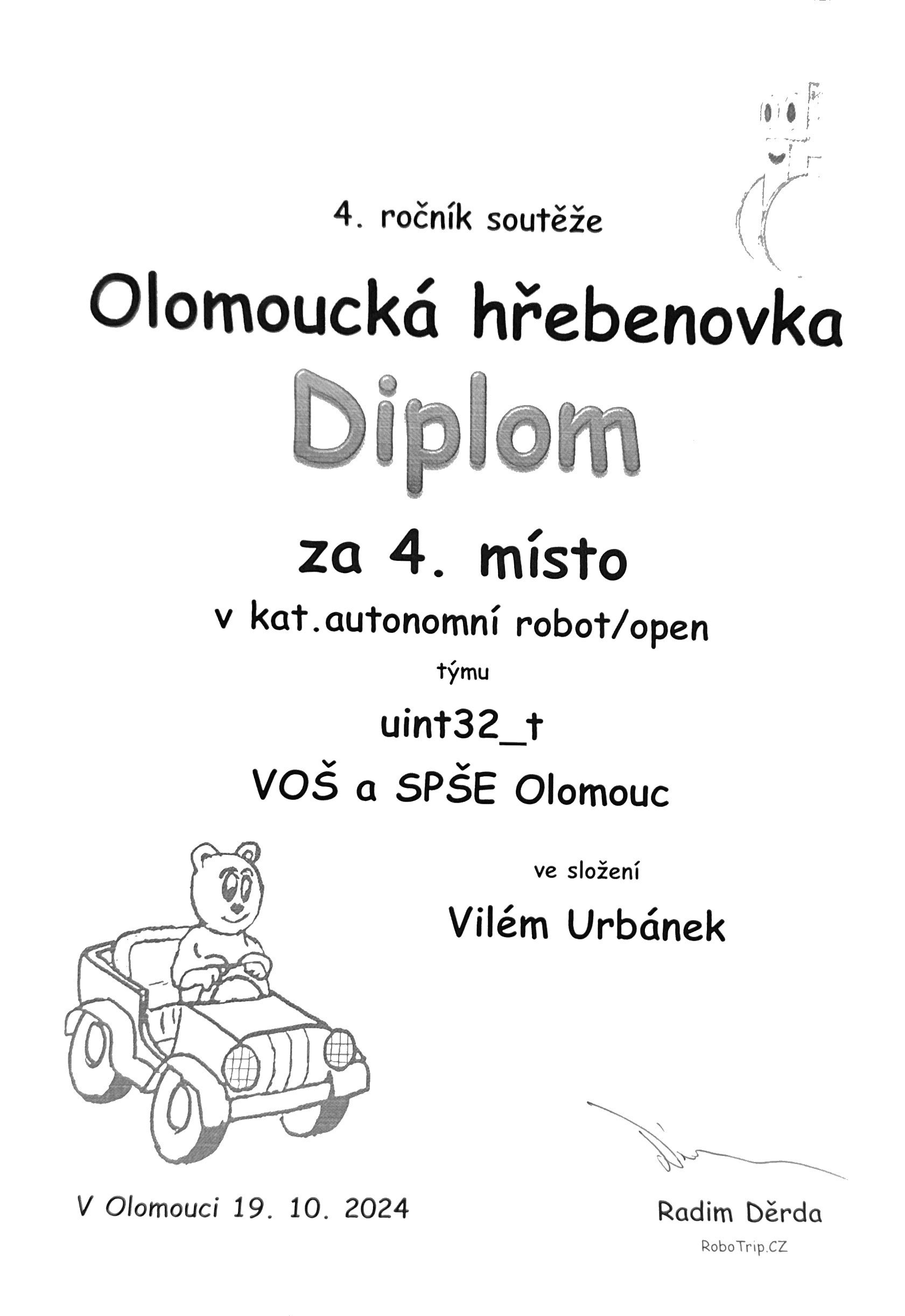 2024 10 Urbanek diplom Hrebenovka